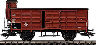 [48784 (a)] Gedeckter Güterwagen mit Bremserhaus