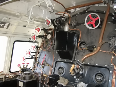 01 164, linke Seite des F�hrerstandes