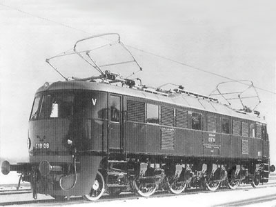 E18 08 kurz nach Auslieferung